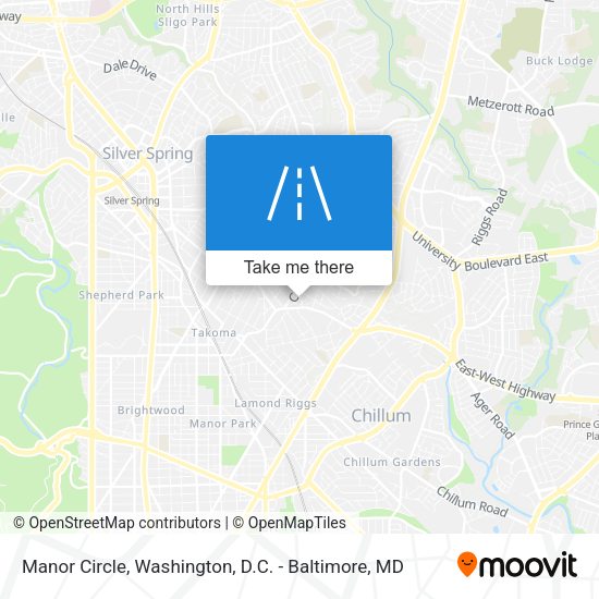 Manor Circle map