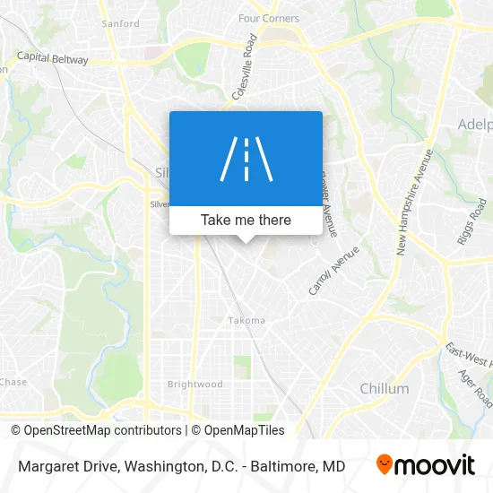 Margaret Drive map