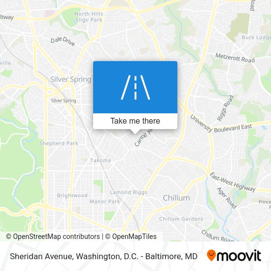 Sheridan Avenue map