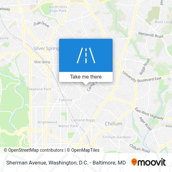 Mapa de Sherman Avenue