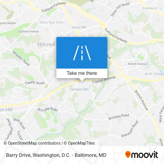 Mapa de Barry Drive