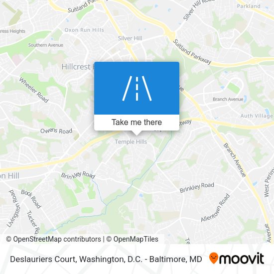 Mapa de Deslauriers Court