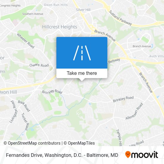 Mapa de Fernandes Drive