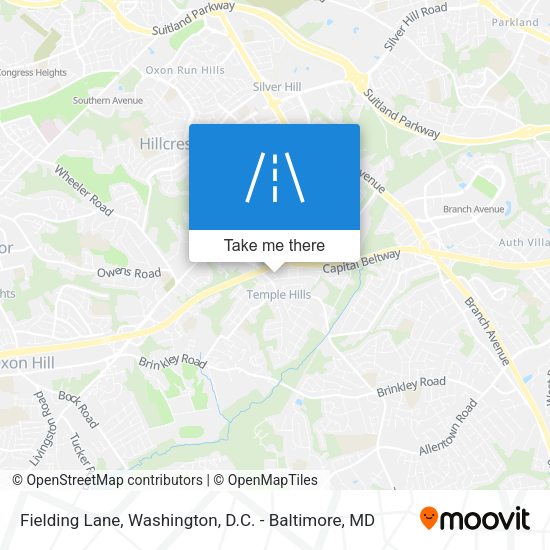 Fielding Lane map