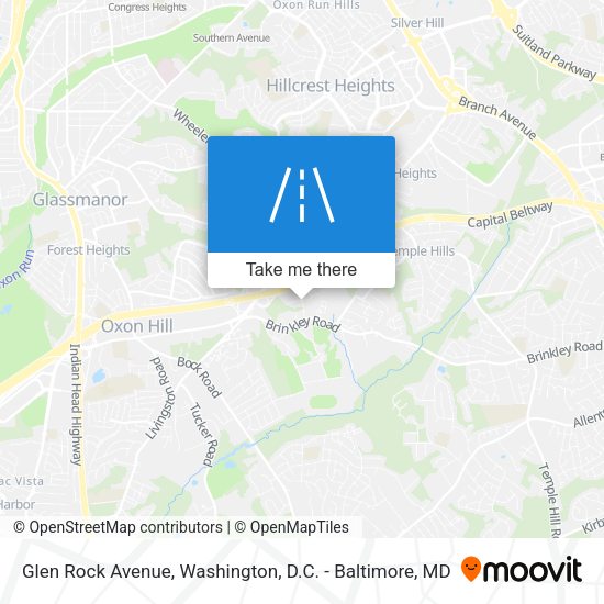 Mapa de Glen Rock Avenue
