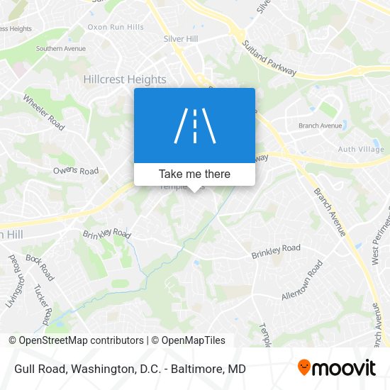 Gull Road map
