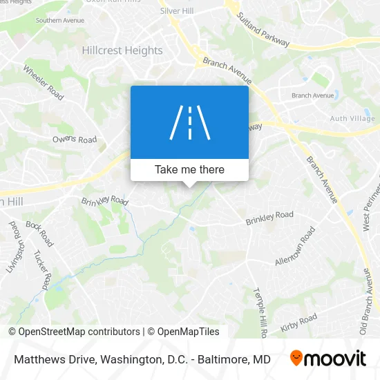 Matthews Drive map