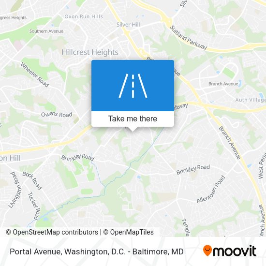 Portal Avenue map