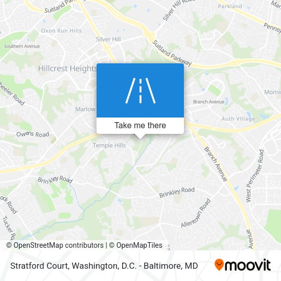 Mapa de Stratford Court