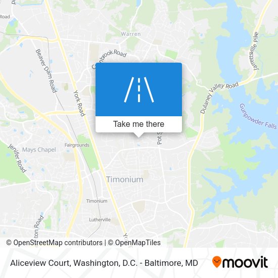 Aliceview Court map