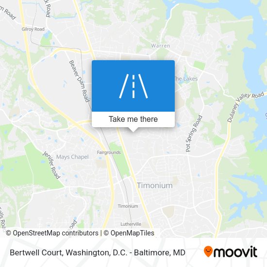 Mapa de Bertwell Court