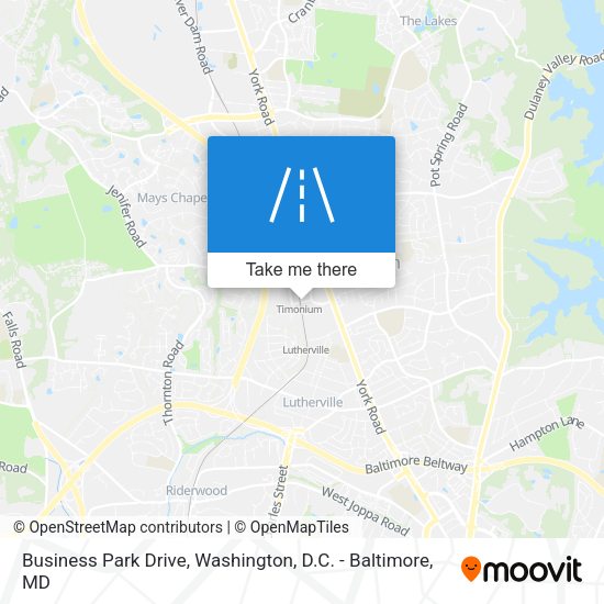 Mapa de Business Park Drive