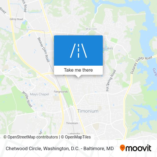 Chetwood Circle map