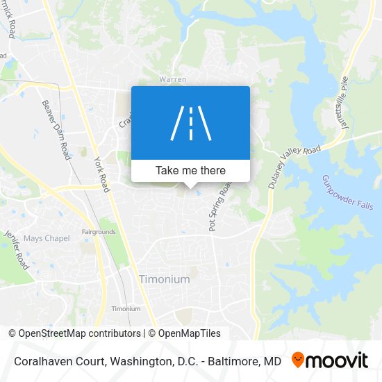 Coralhaven Court map