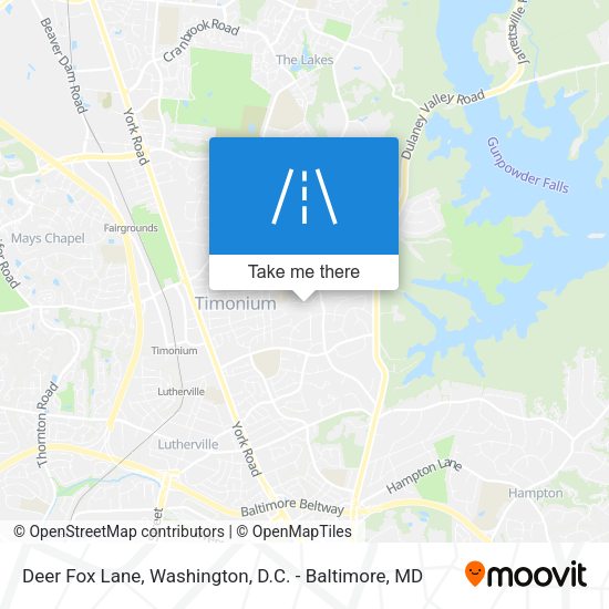 Mapa de Deer Fox Lane