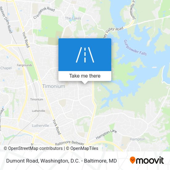 Mapa de Dumont Road