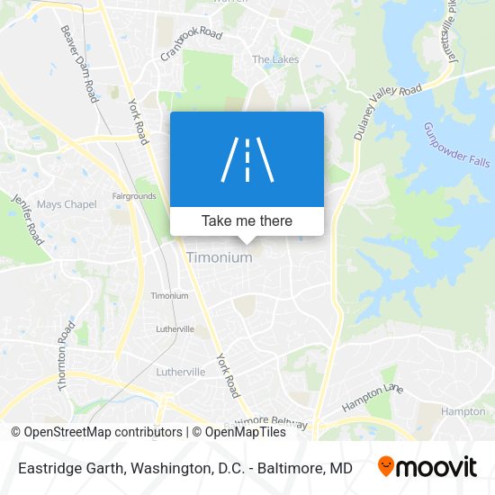 Eastridge Garth map