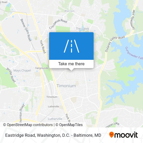 Mapa de Eastridge Road