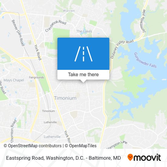 Mapa de Eastspring Road
