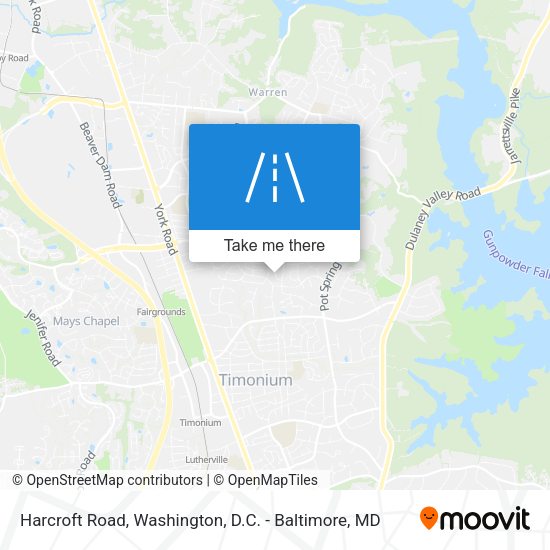 Harcroft Road map