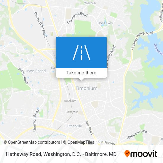 Mapa de Hathaway Road