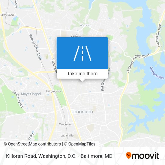 Killoran Road map