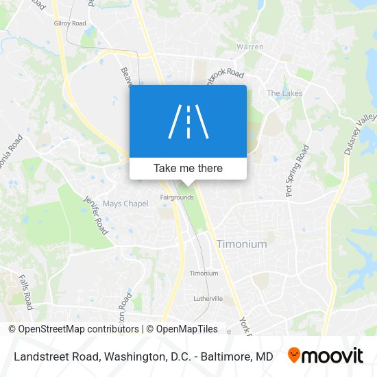 Mapa de Landstreet Road