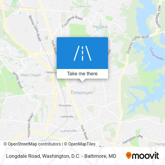 Mapa de Longdale Road