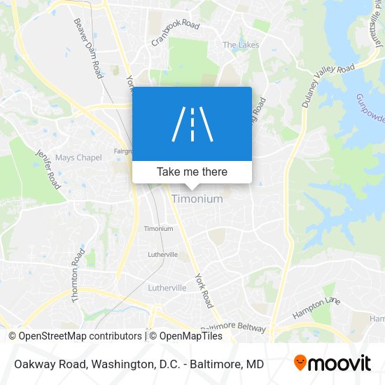 Oakway Road map