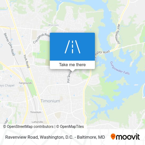 Ravenview Road map