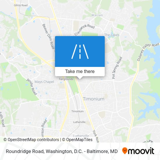 Mapa de Roundridge Road