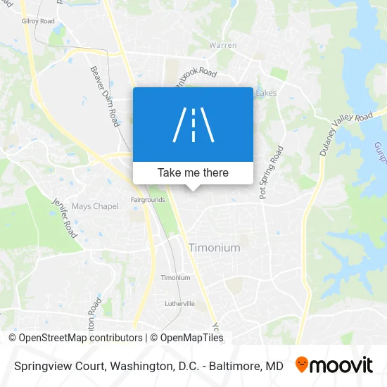 Springview Court map