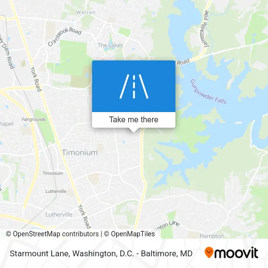 Starmount Lane map