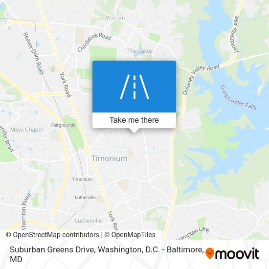 Suburban Greens Drive map