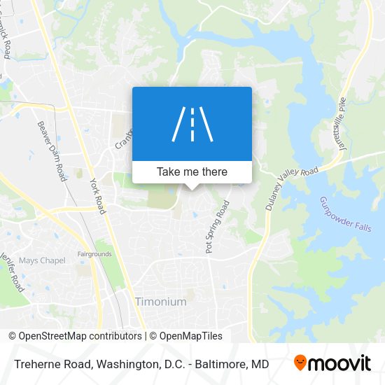 Mapa de Treherne Road