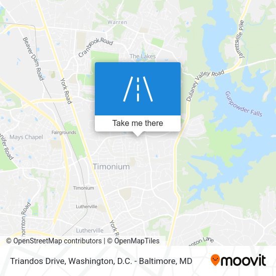 Triandos Drive map