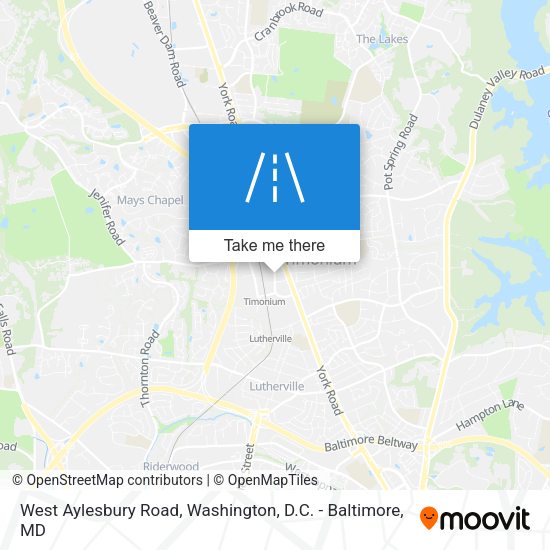 Mapa de West Aylesbury Road
