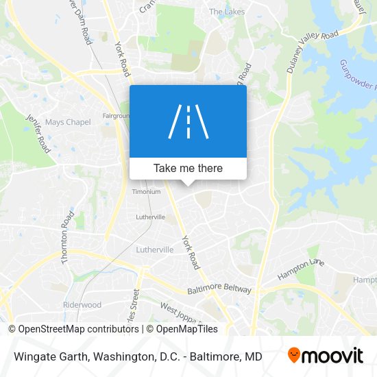 Wingate Garth map