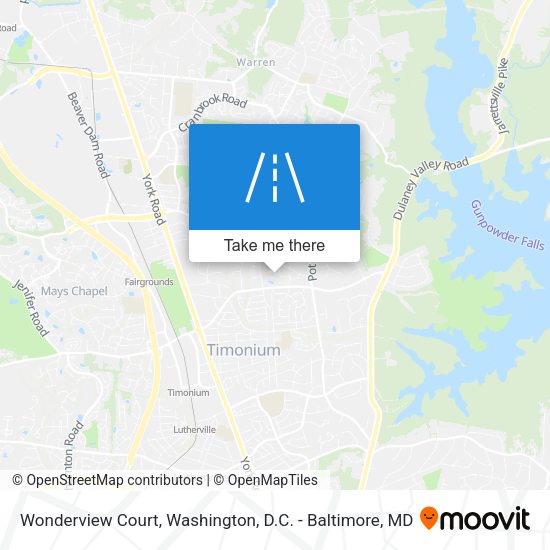 Wonderview Court map