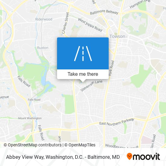 Abbey View Way map