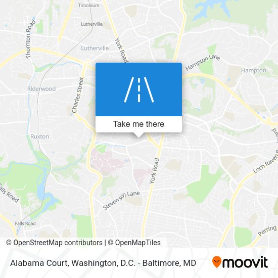Alabama Court map