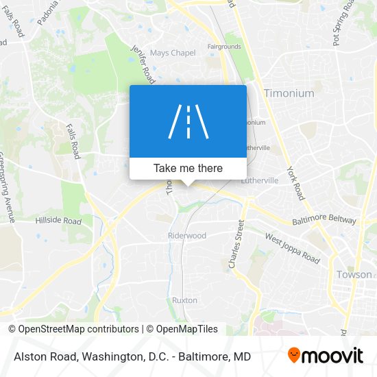 Alston Road map