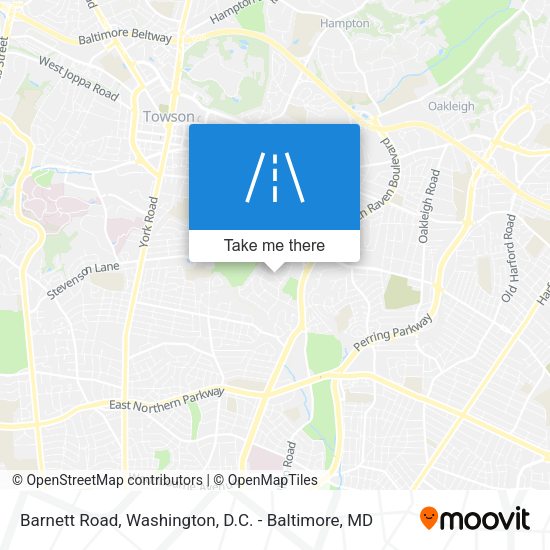 Barnett Road map