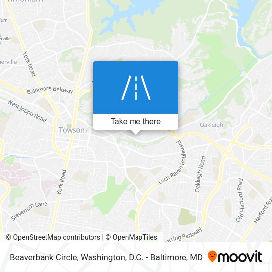 Beaverbank Circle map