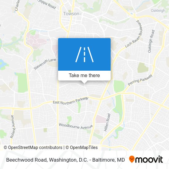 Beechwood Road map
