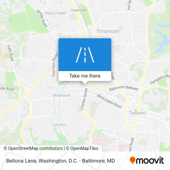 Bellona Lane map