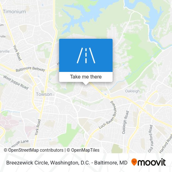 Breezewick Circle map