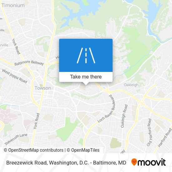 Breezewick Road map