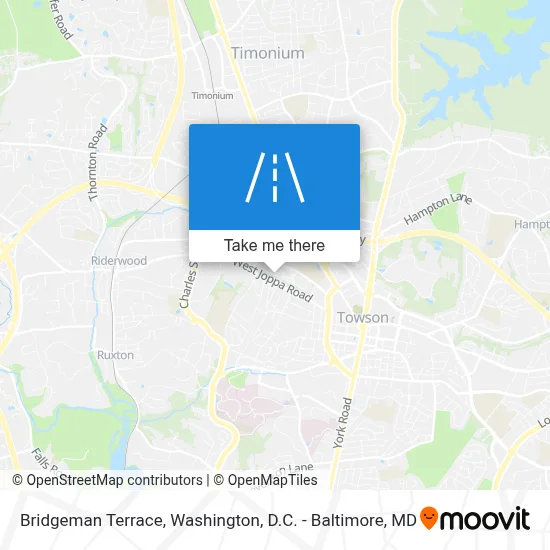 Bridgeman Terrace map