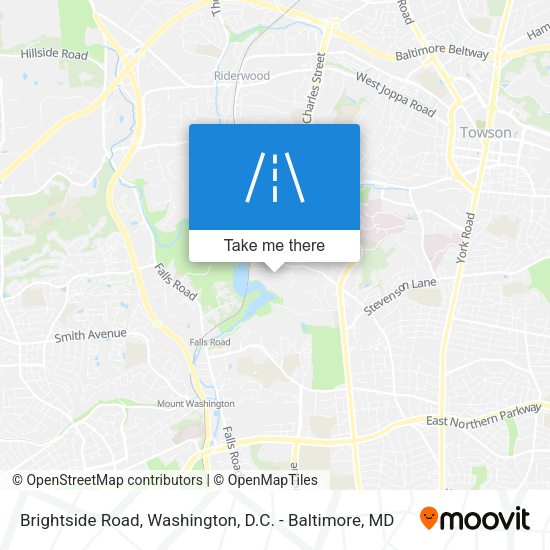 Mapa de Brightside Road